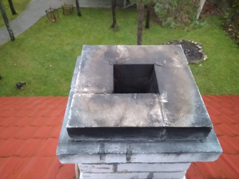 Дымоход после чистки